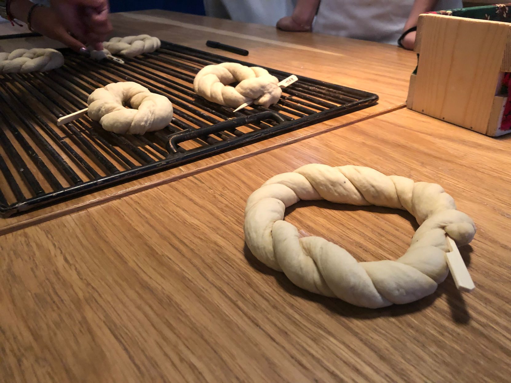 Waiting to boil and bake